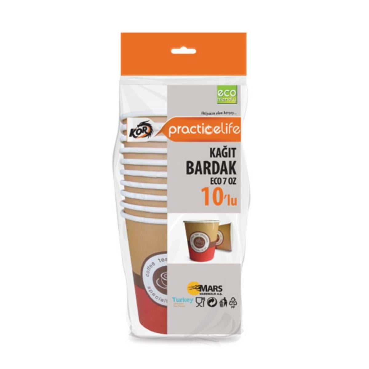 PRACTİCELİFE KAĞIT  BARDAK 10 LU  70Z5523210