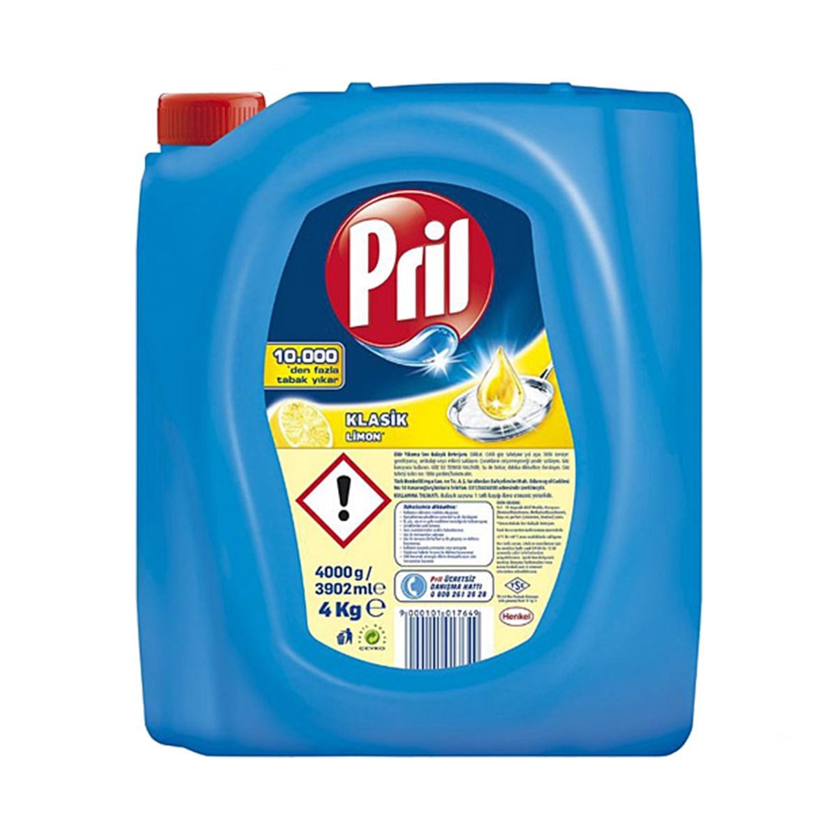 Pril Bulaşık Deterjanı Limon 4 lt