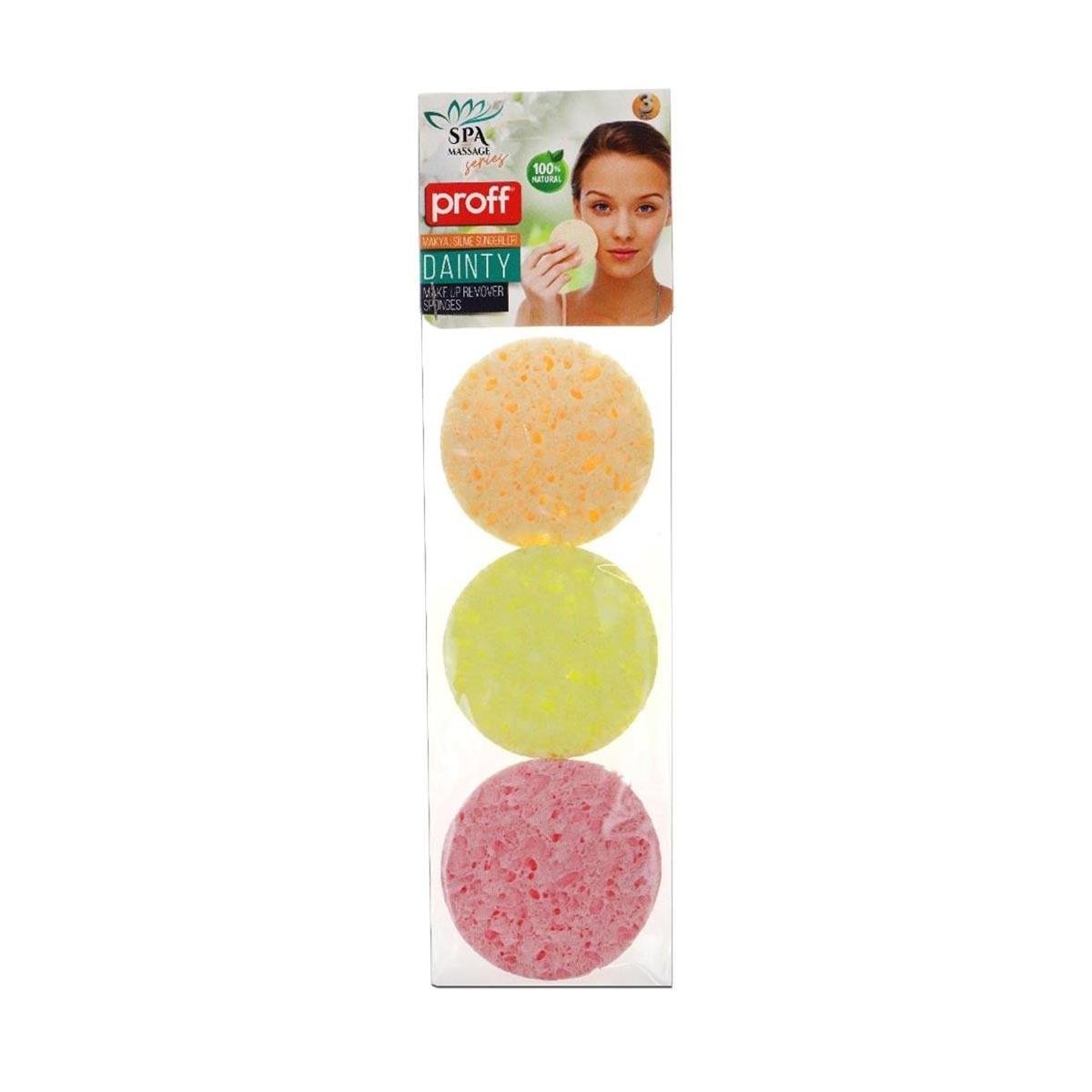 PROFF SPA DAİNTY MAKYAJ TEMİZLEME SÜNGERİ 3 LÜ55212546