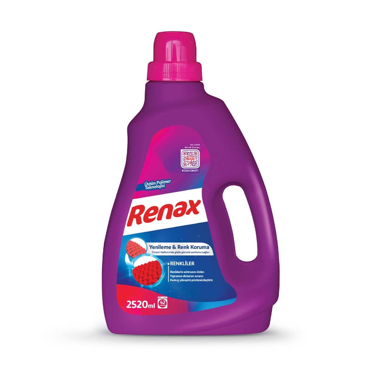 Renax Sıvı Deterjan Renkliler 2520ml5523212