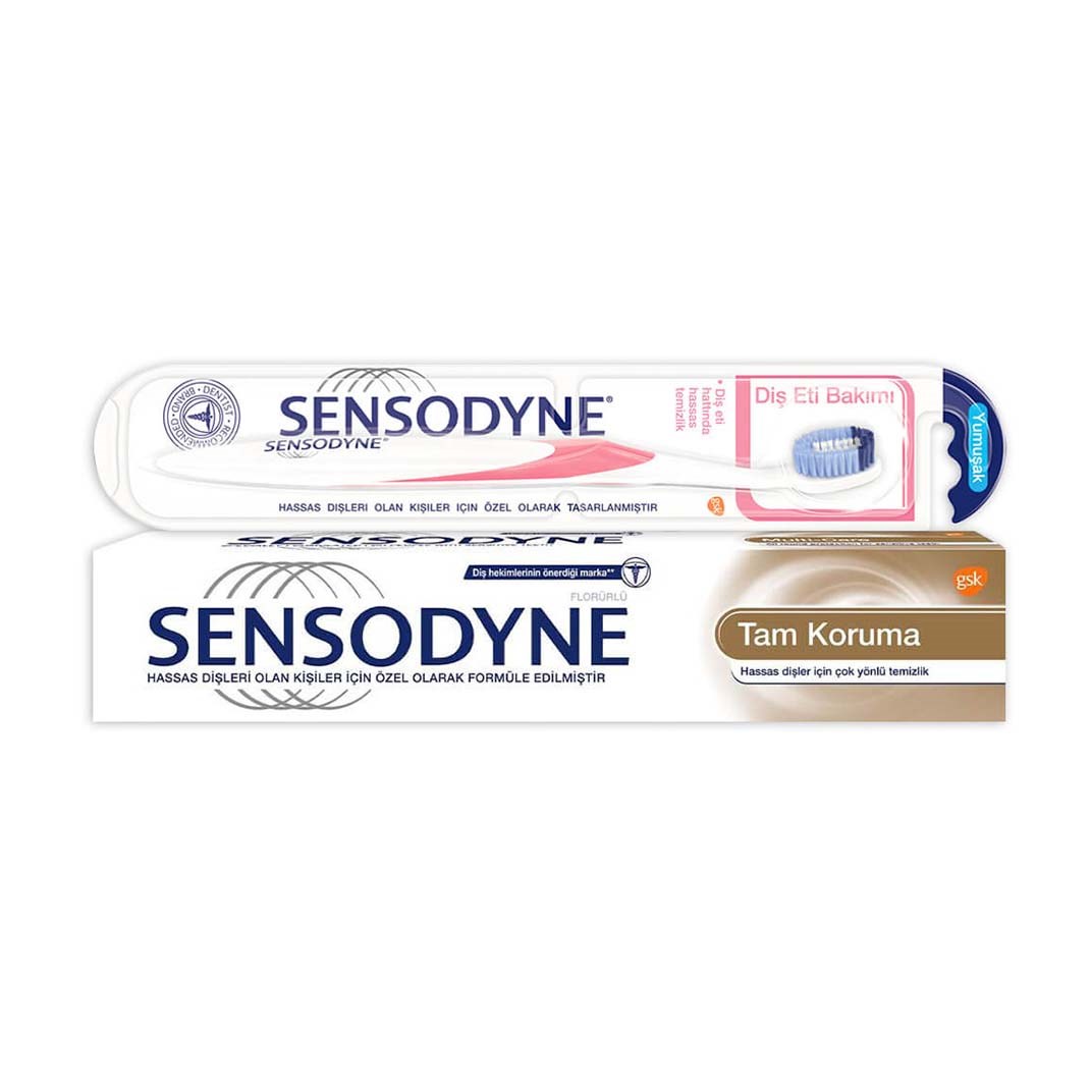 Sensodyne Tam Koruma Diş Macunu 75 Ml+ Diş Fırçası5522291
