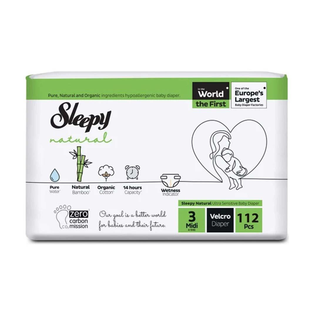 Sleepy Natural Bebek Bezi 4 Lü Midi 112 li5523182