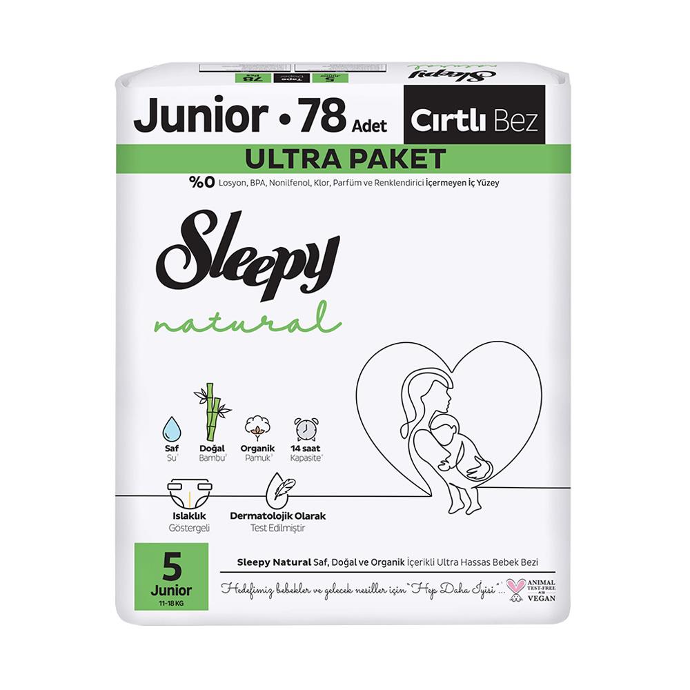 Sleepy Natural Bebek Bezi Double Soft Junior 78li5521881