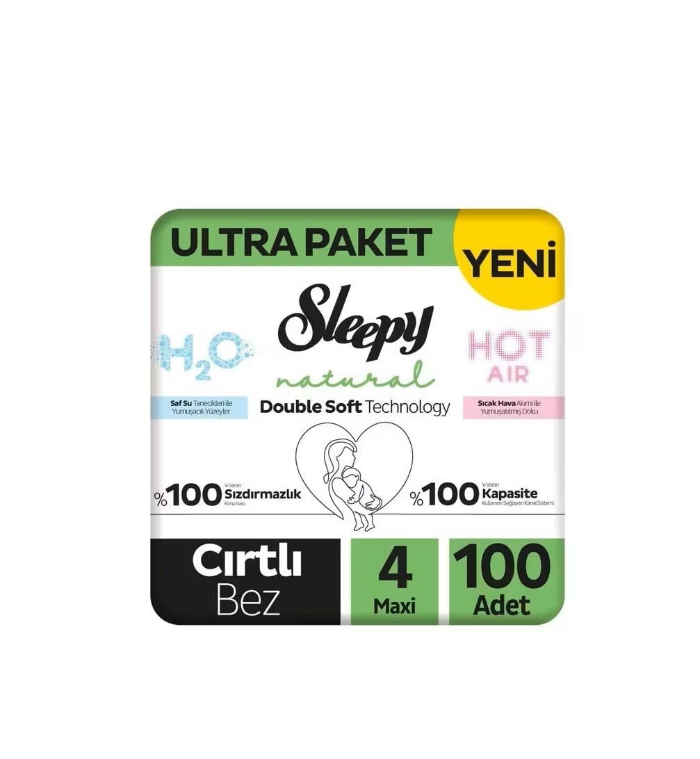Sleepy Natural Bebek Bezi Douple Soft Maxi 100 lü5521882