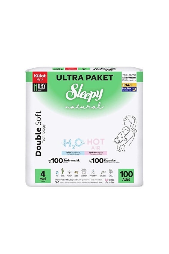 Sleepy Naturel Ultra Külotlu Bez 4no 100lü5523621