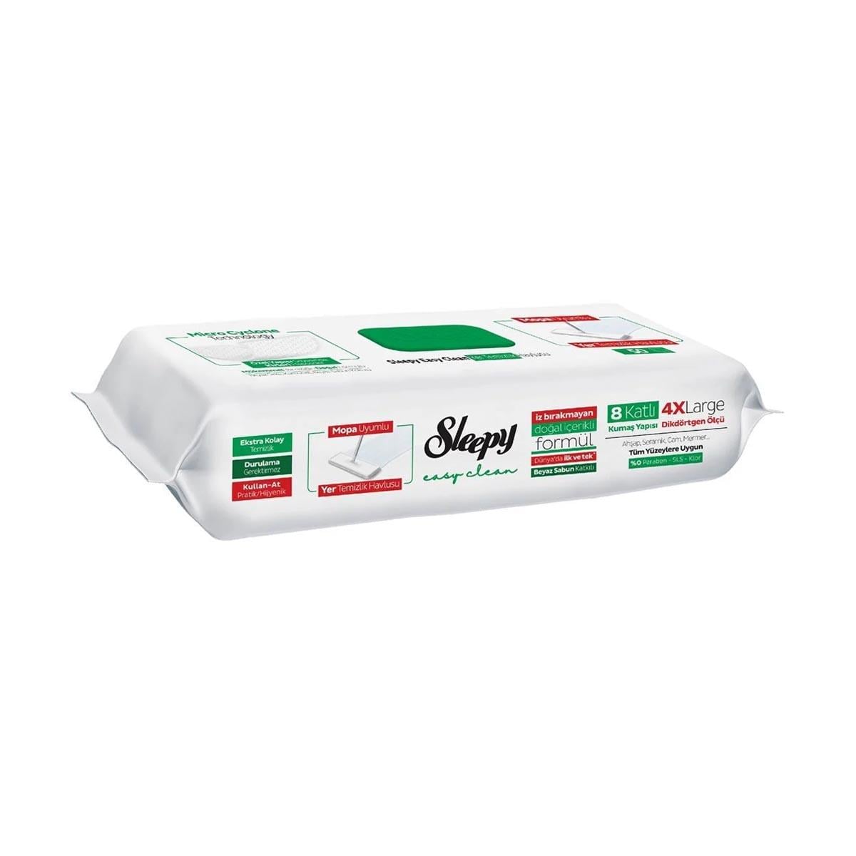 Sleepy Yüzey Temizleme Havlusu Mop Uyumlu 50li5523235