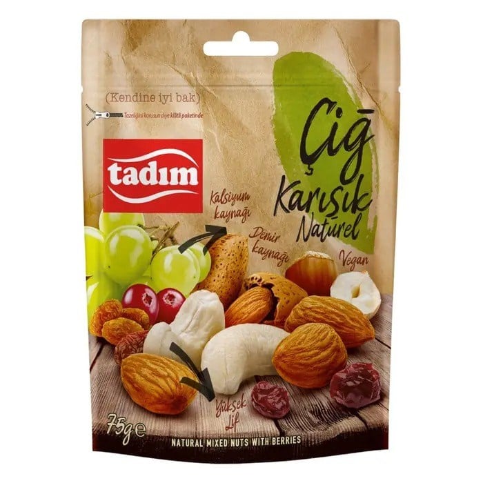 Tadım Naturel Karışık Çiğ Kuruyemiş 90 Gr5508227