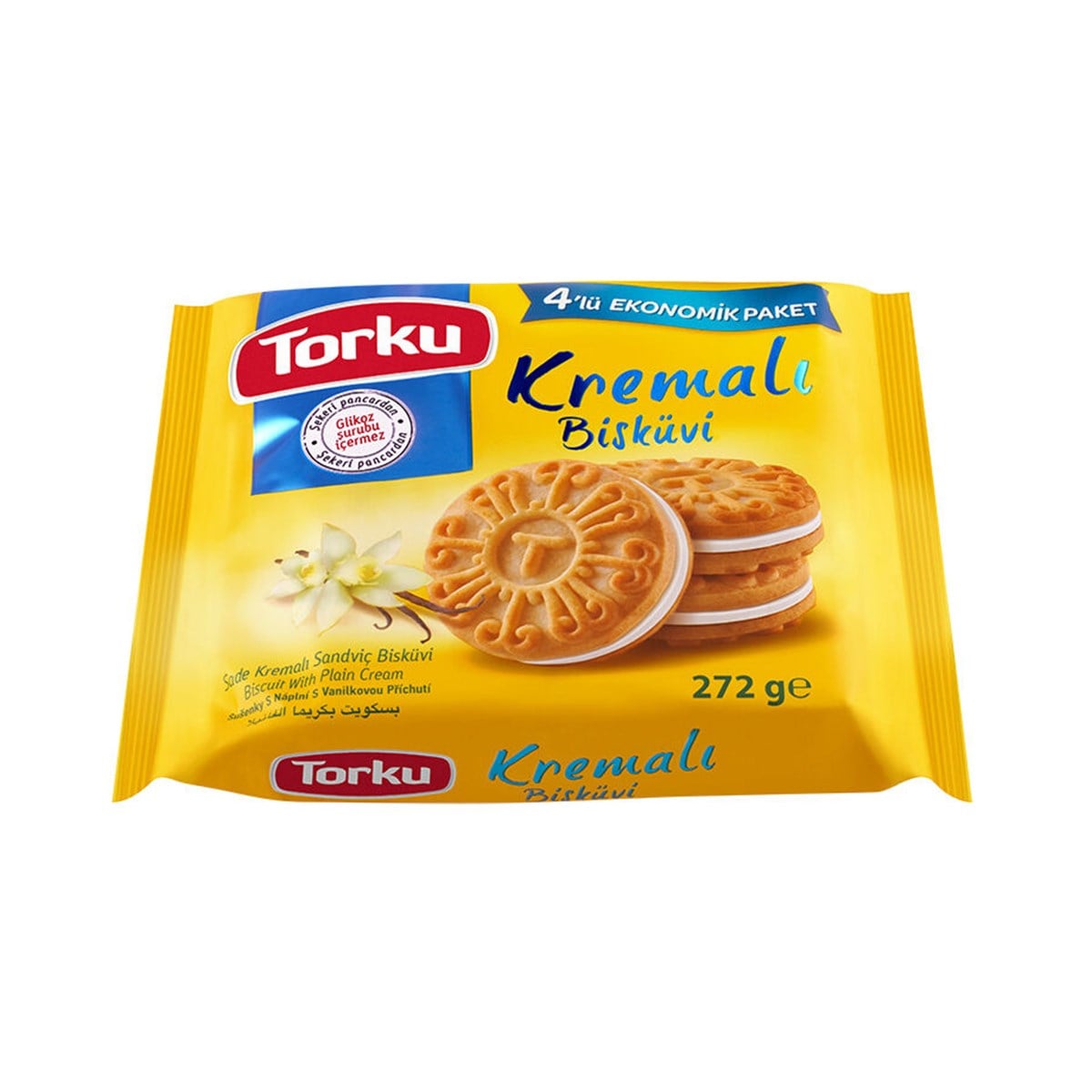 Torku Favorimo Sade Kremalı Bisküvi 4 Lü