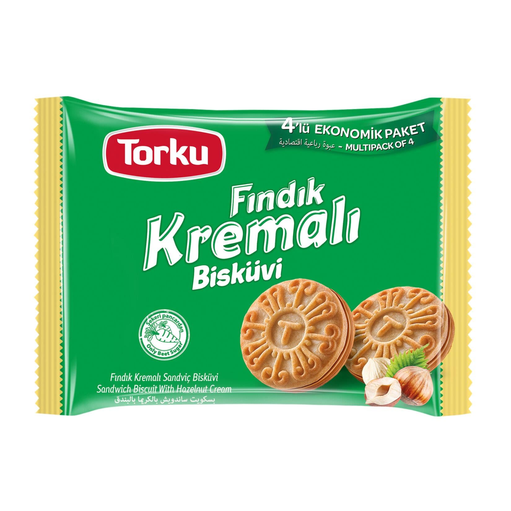 TORKU KRMLI BİSKÜVİ 4LÜ FINDIKLI 244 gr5512186