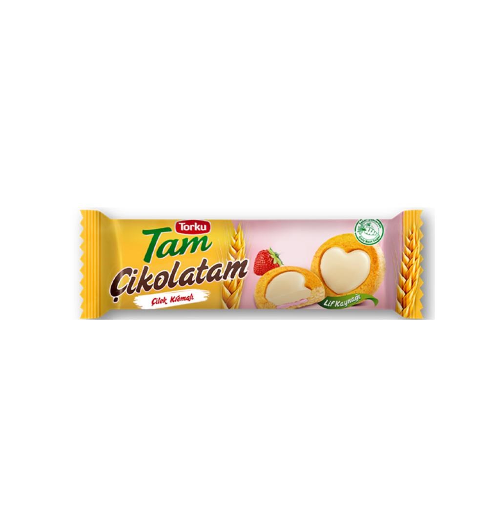 Torku Tam Çikolatam Çilekli Bisküvi 83 Gr5506725