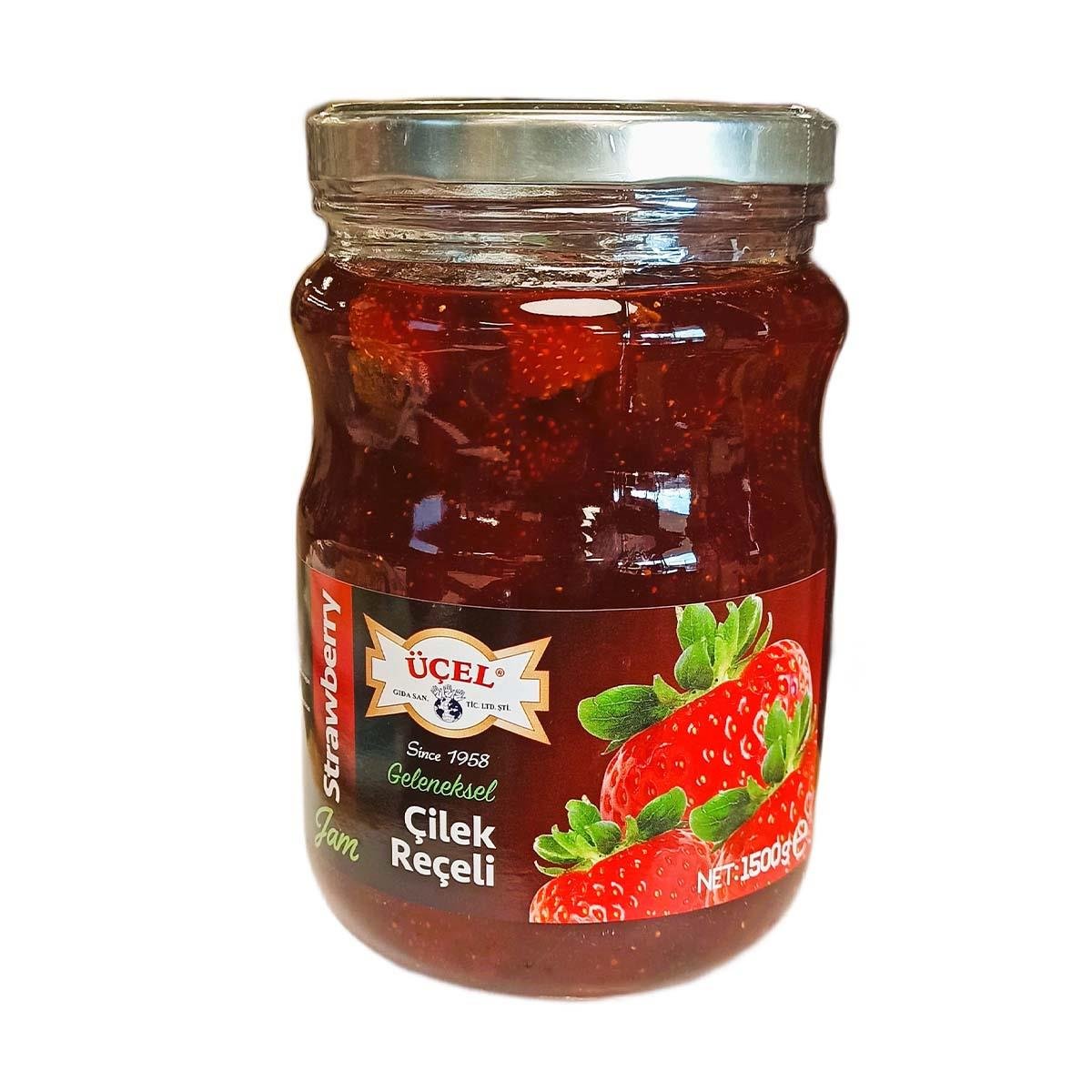 Üçel Reçel Çilek 1500 gr Cam5511028
