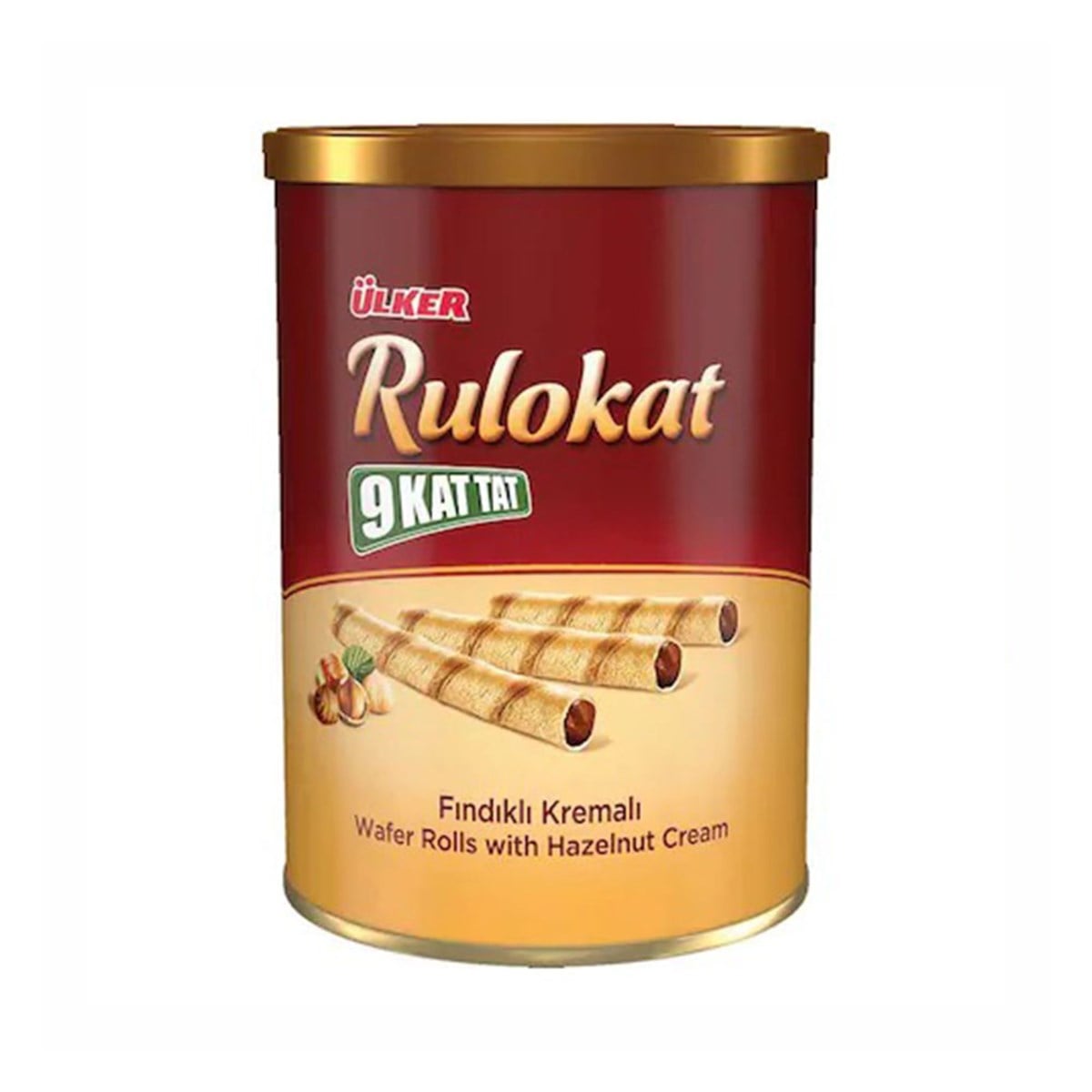 Ülker 9 Kat Tat Rulokat Fındıklı Rulo Gofret 170gr