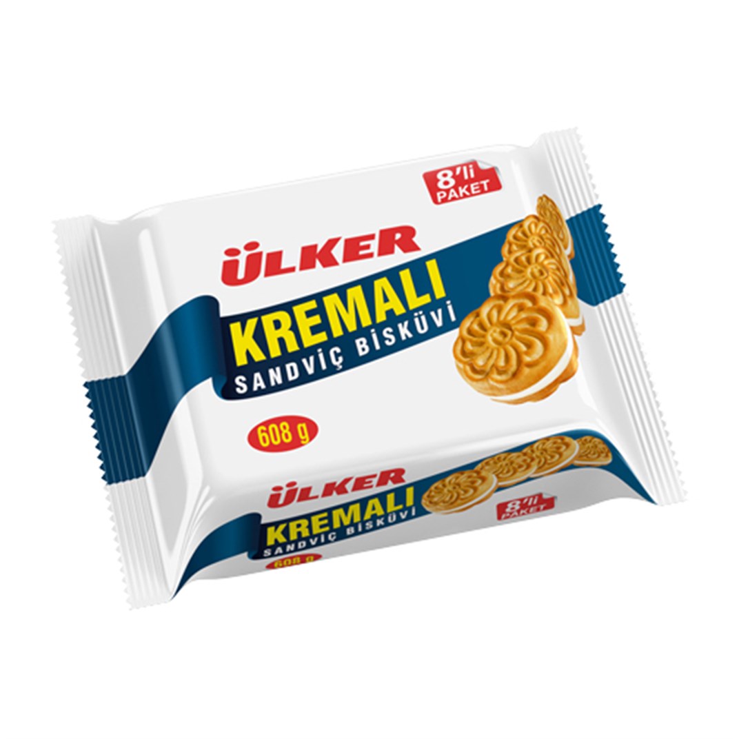 Ülker Kremalı Bisküvi 8 Li 488 GrKategorisiz