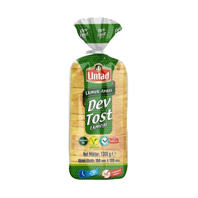 Untad Premium Dev Tost Ekmeği 1300 gr5599032