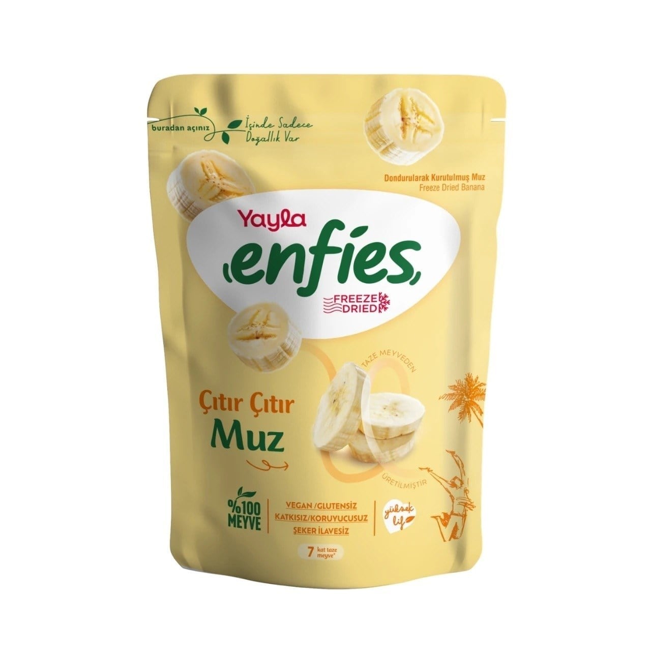 Yayla Enfies Çıtır Çıtır Muz 20 g5500583