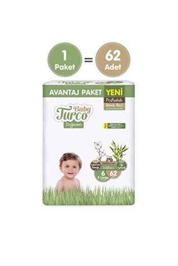 Baby Turco Avantajlı No-6 XL 62li55218052