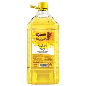 Komili Ayçiçek Yağı 4 Lt PetSıvı Yağlar