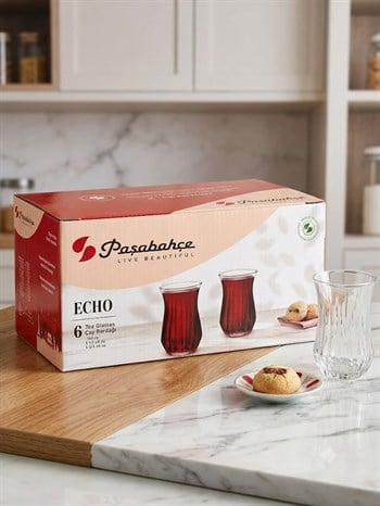 Paşabahçe 6'lı Echo Çay Bardağı 160 cc532055838