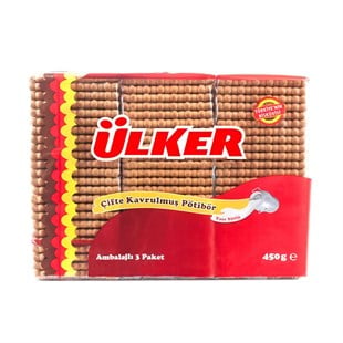 Ülker Petitbör Çifte Kavrulmuş Bisküvi 450 gr