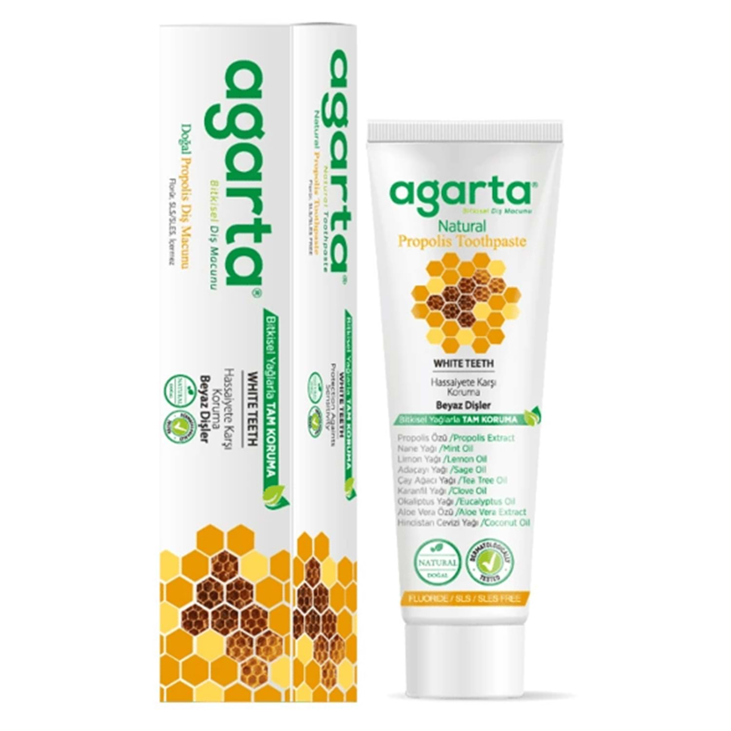 Agarta Doğal Diş Macunu Bitki Özlü Propolis 100ml5599000