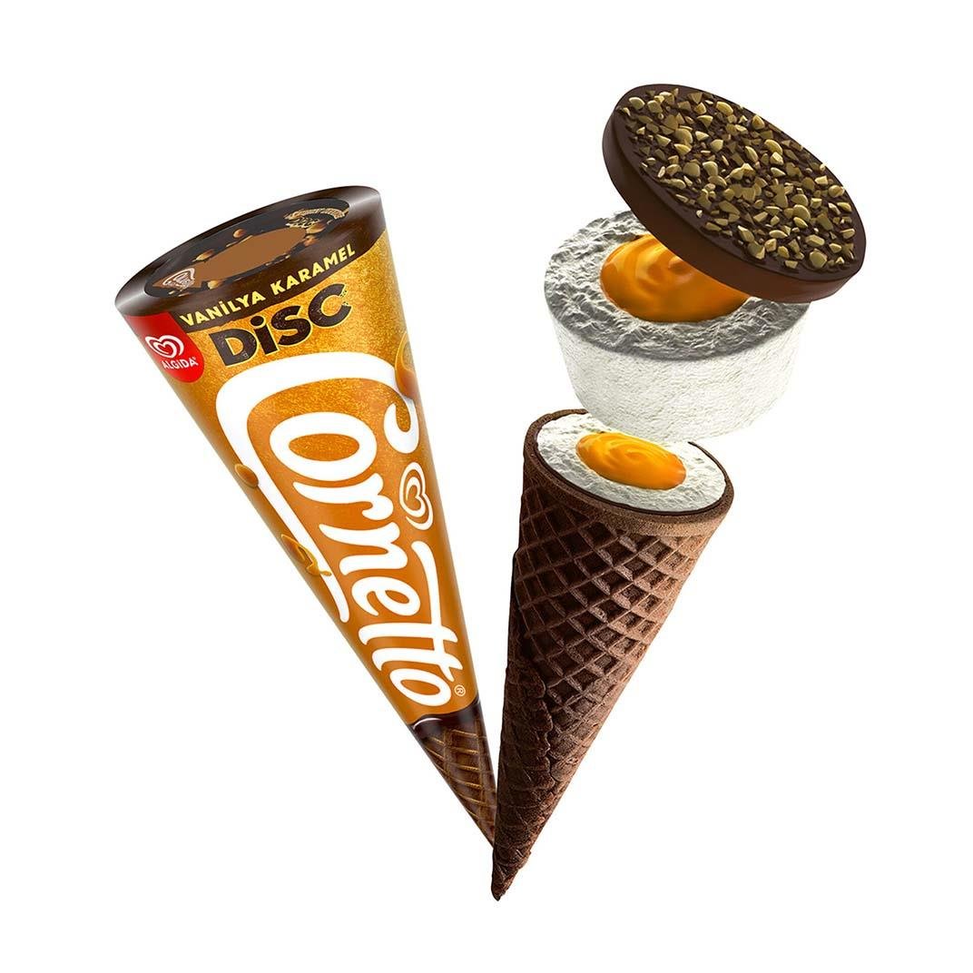 Algida Cornetto Dısc Van-Karamel 130 ml5513149