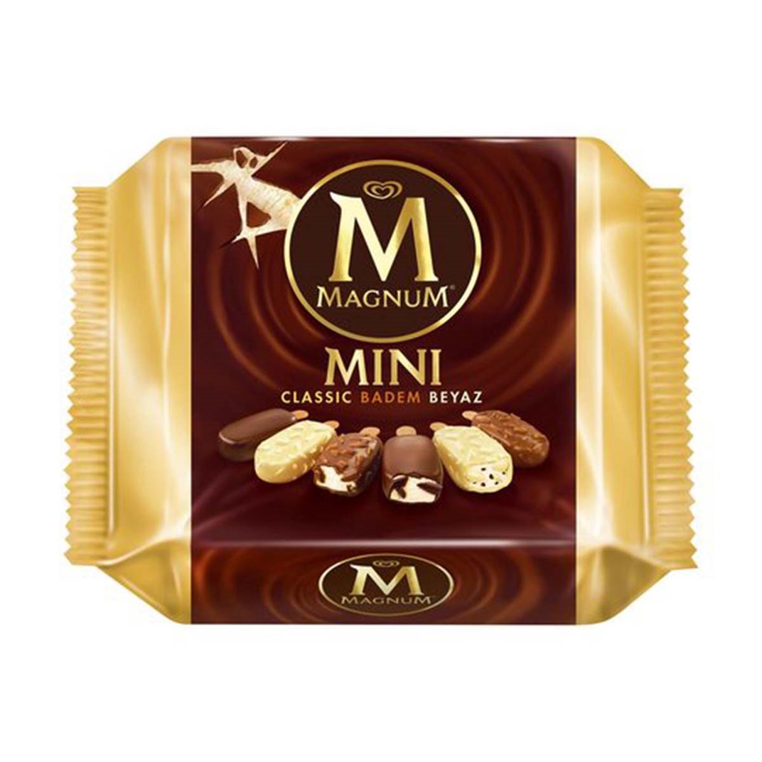 Algida Magnum Mini Classic Badem Beyaz 6 lı 345 ml5513095