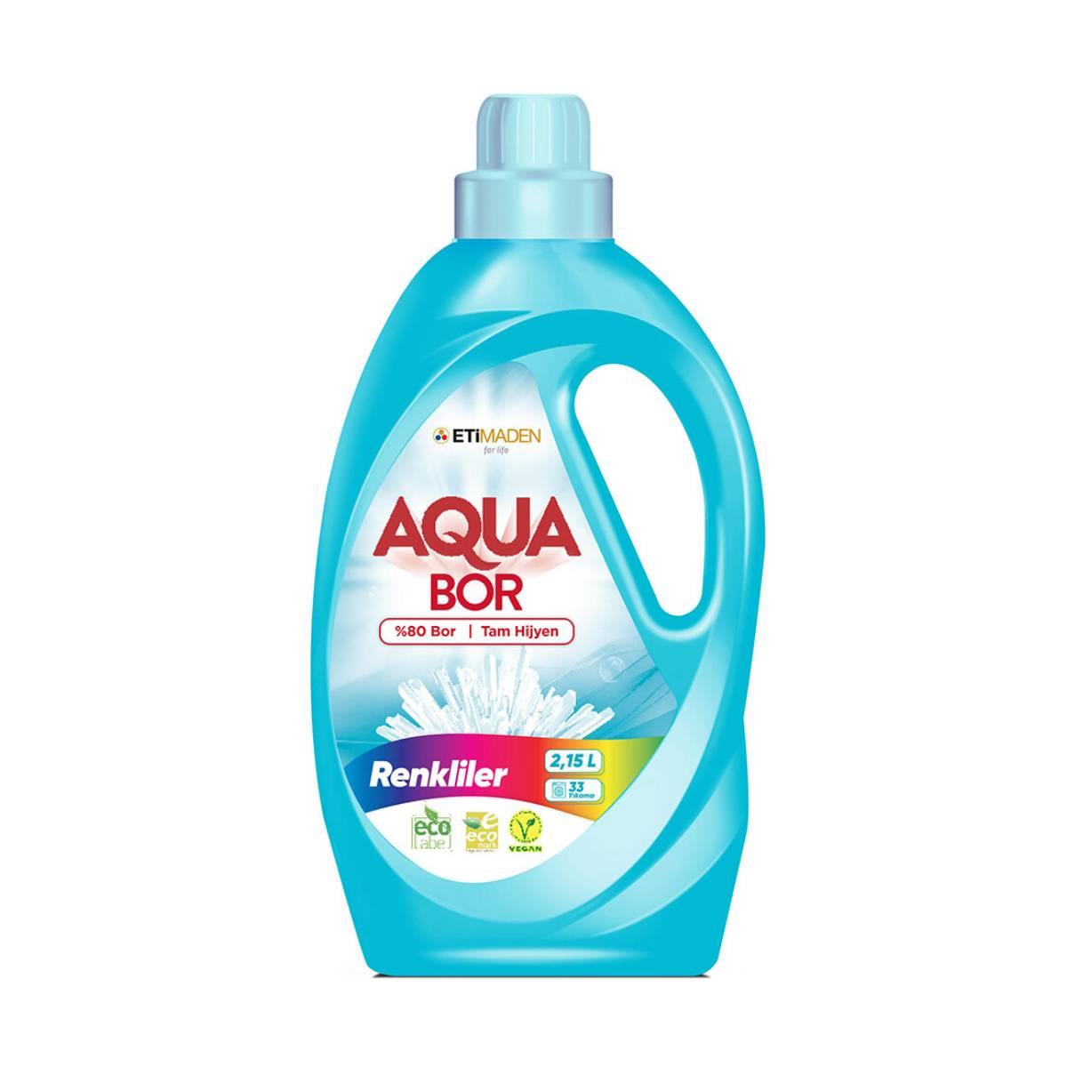 Aqua Bor Sıvı Deterjan 2.150ml Renkliler5521644