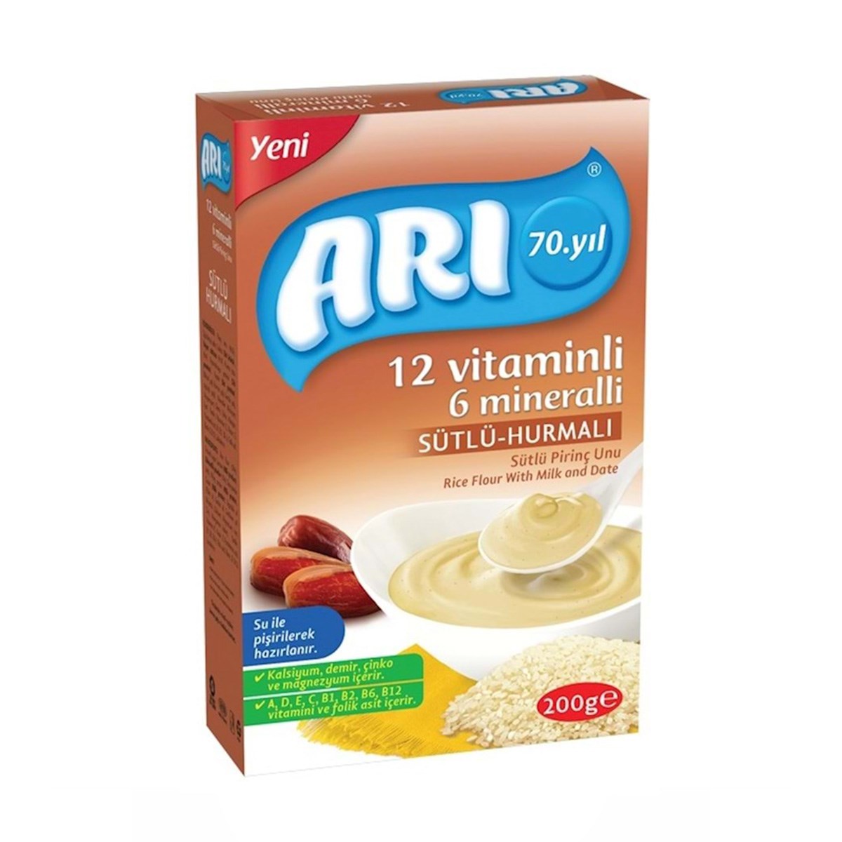 ARI MAMA 200 GR 12 VİTAMİNLİ HURMALI