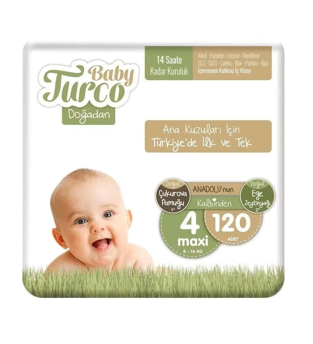 Baby Turco Doğadan Bonus Maxi 4 No 120li5521890