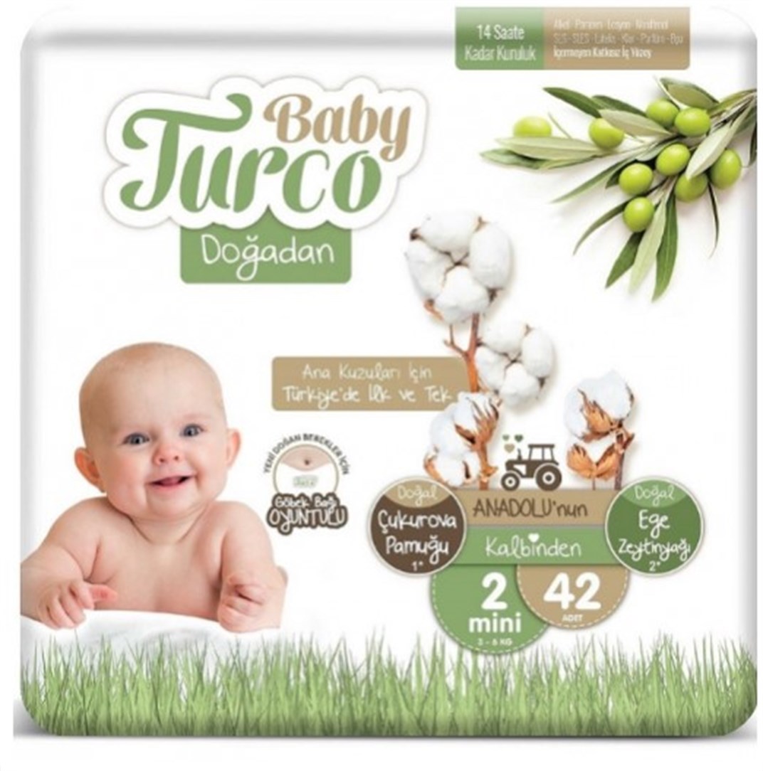 Baby Turco Jumbo Doğadan Mini No-2  42 LiKategorisiz