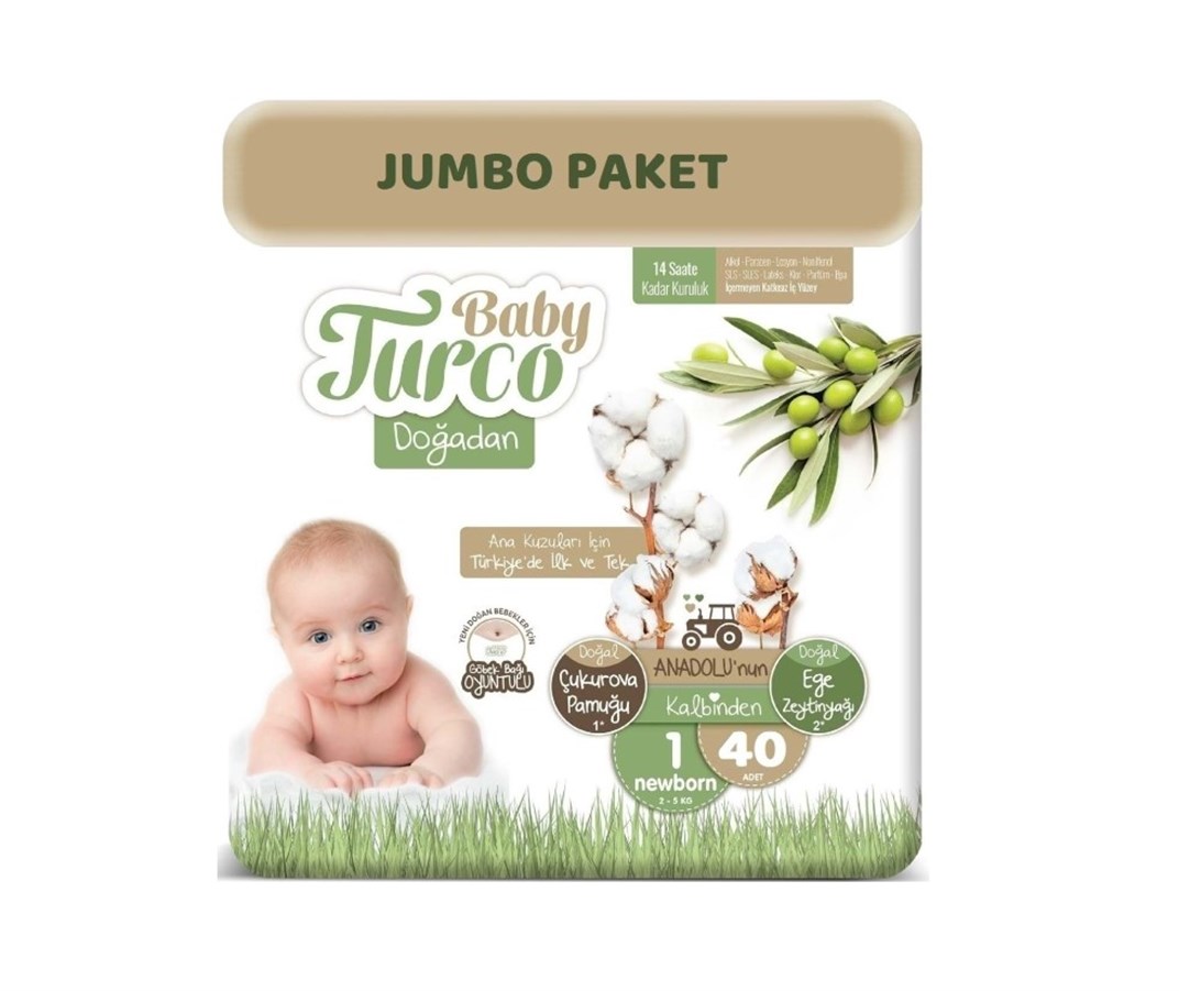Baby Turco Jumbo Doğadan NO-1 40LIKategorisiz