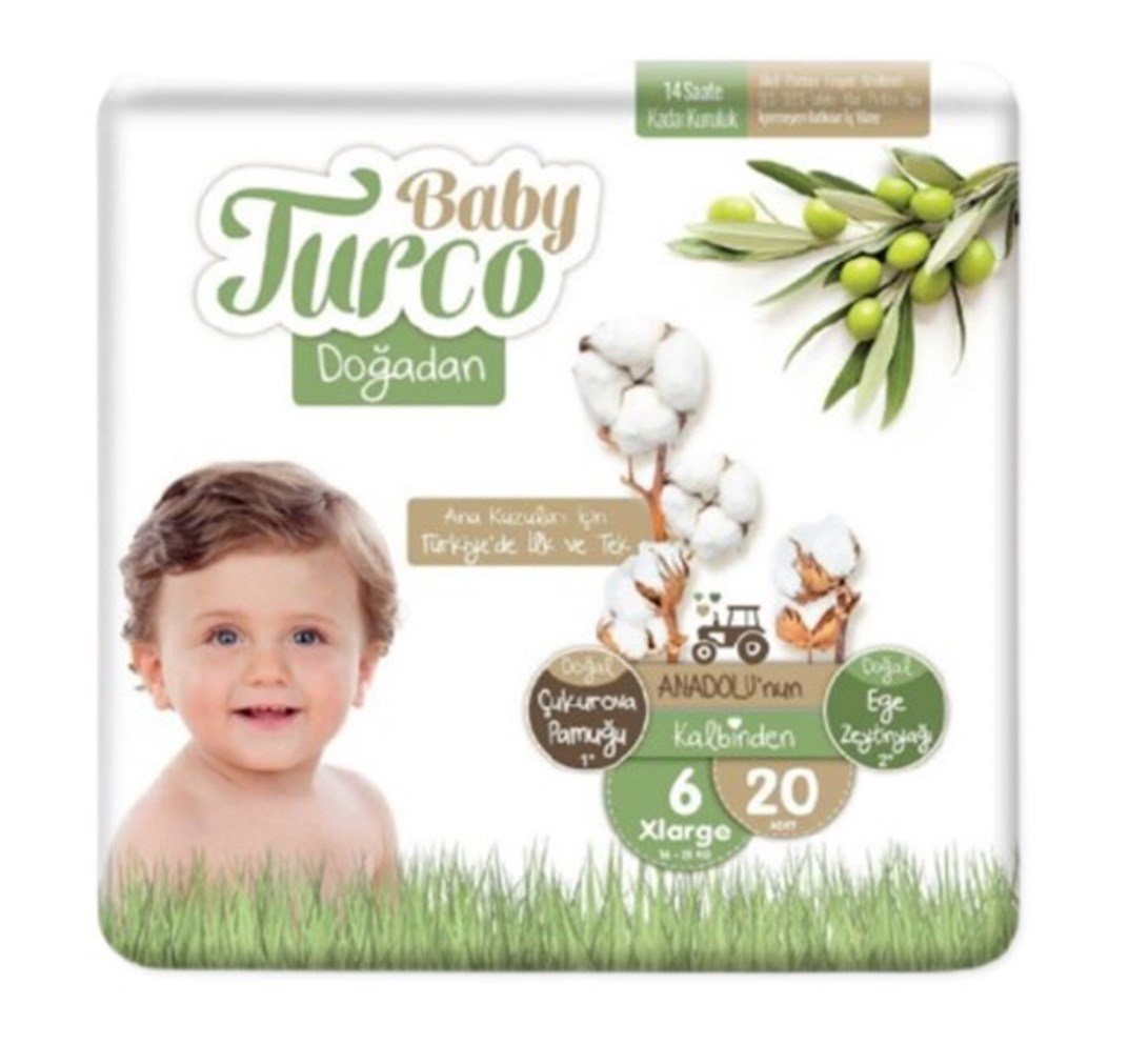 Baby Turco Jumbo Doğadan XL NO-6 20 LİKategorisiz