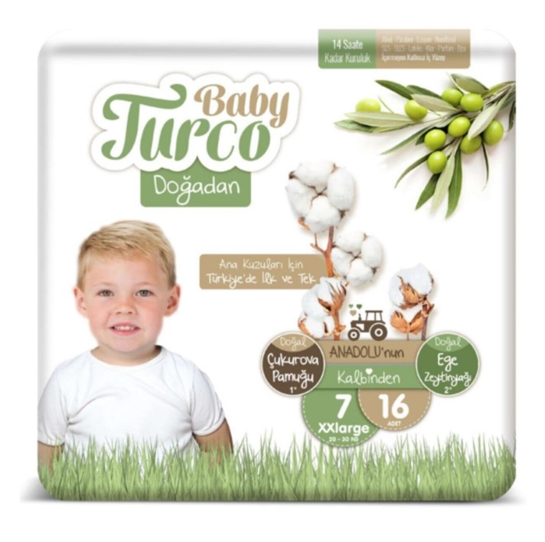 Baby Turco Jumbo Doğadan XXL NO-7 16 LIKategorisiz