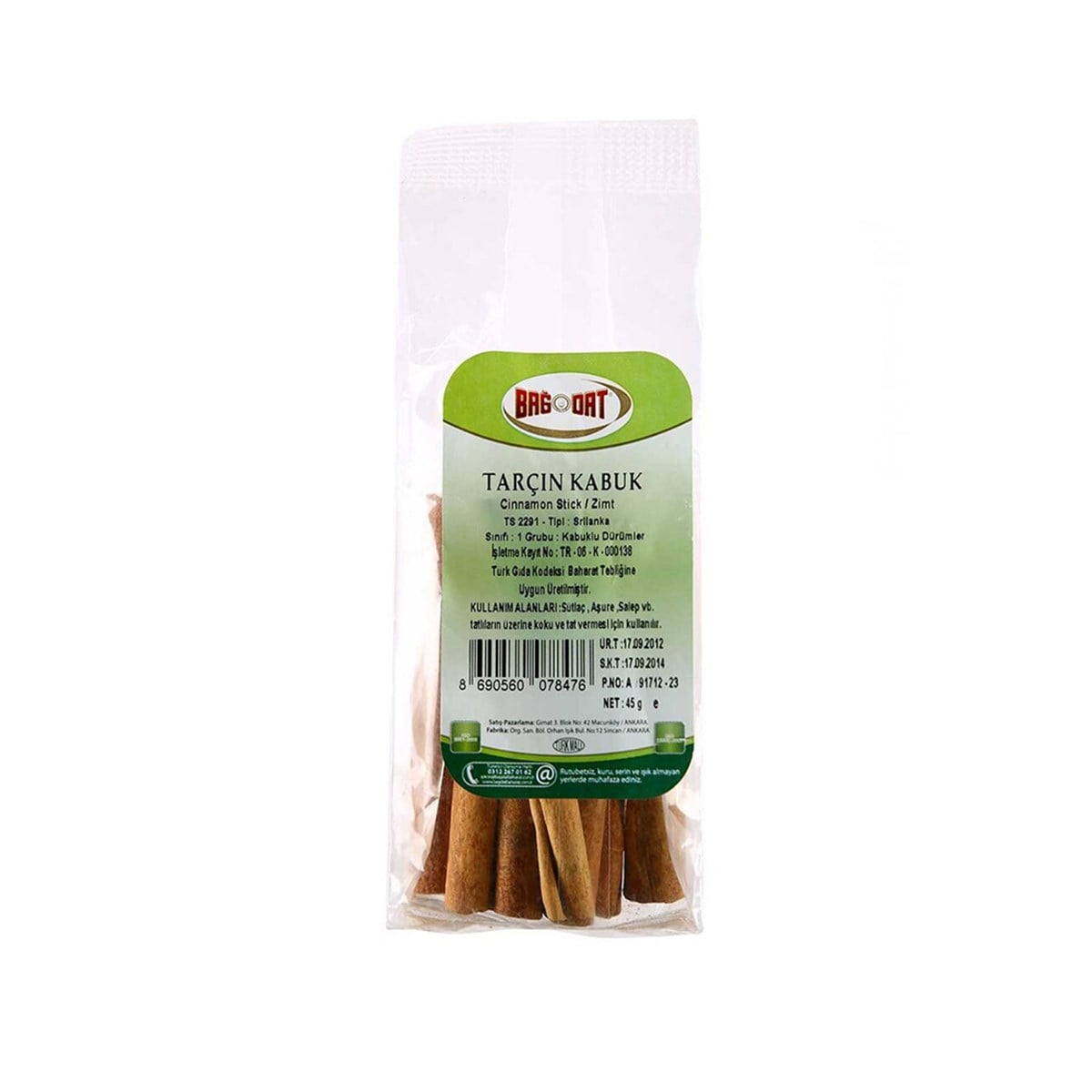 Bağdat Tarçın Kabuk 45 gr