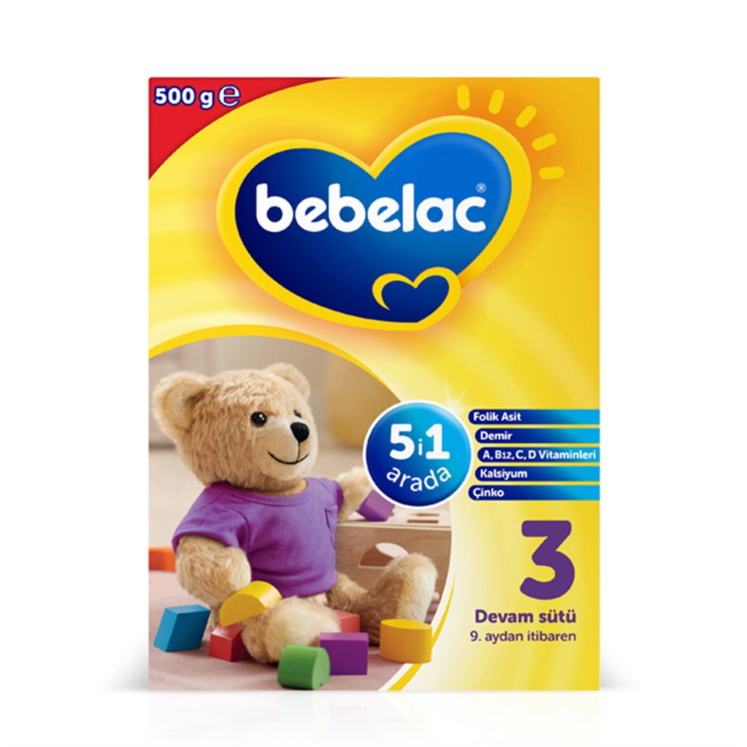 Bebelac 3 Devam Sütü 500 grBebek Maması