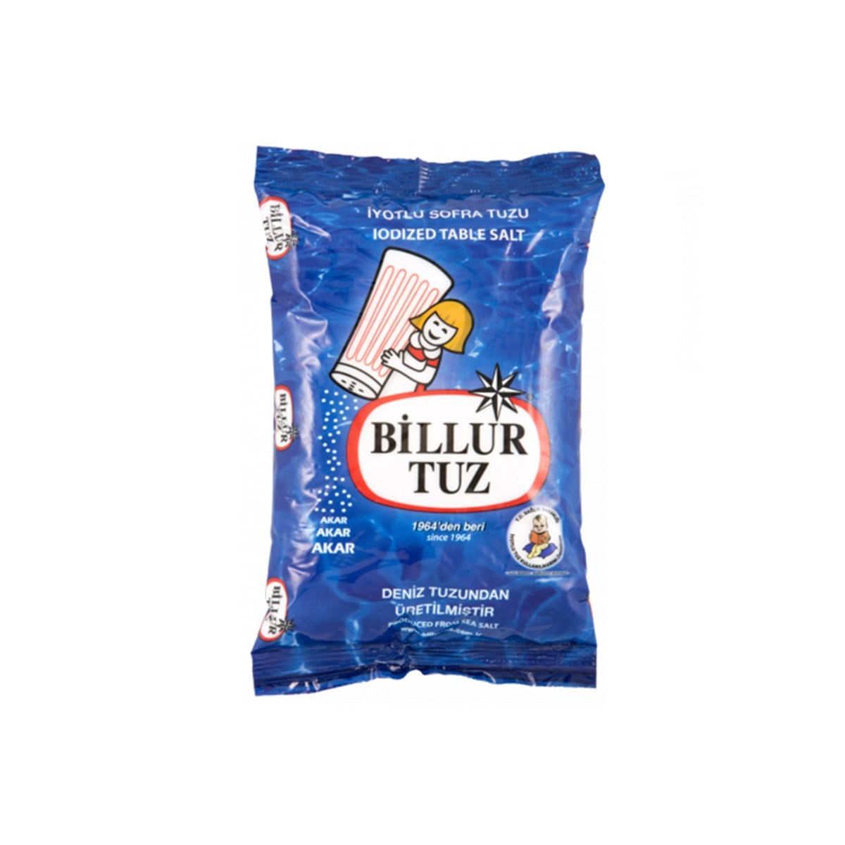 Billur İyotlu Tuz 750 gr
