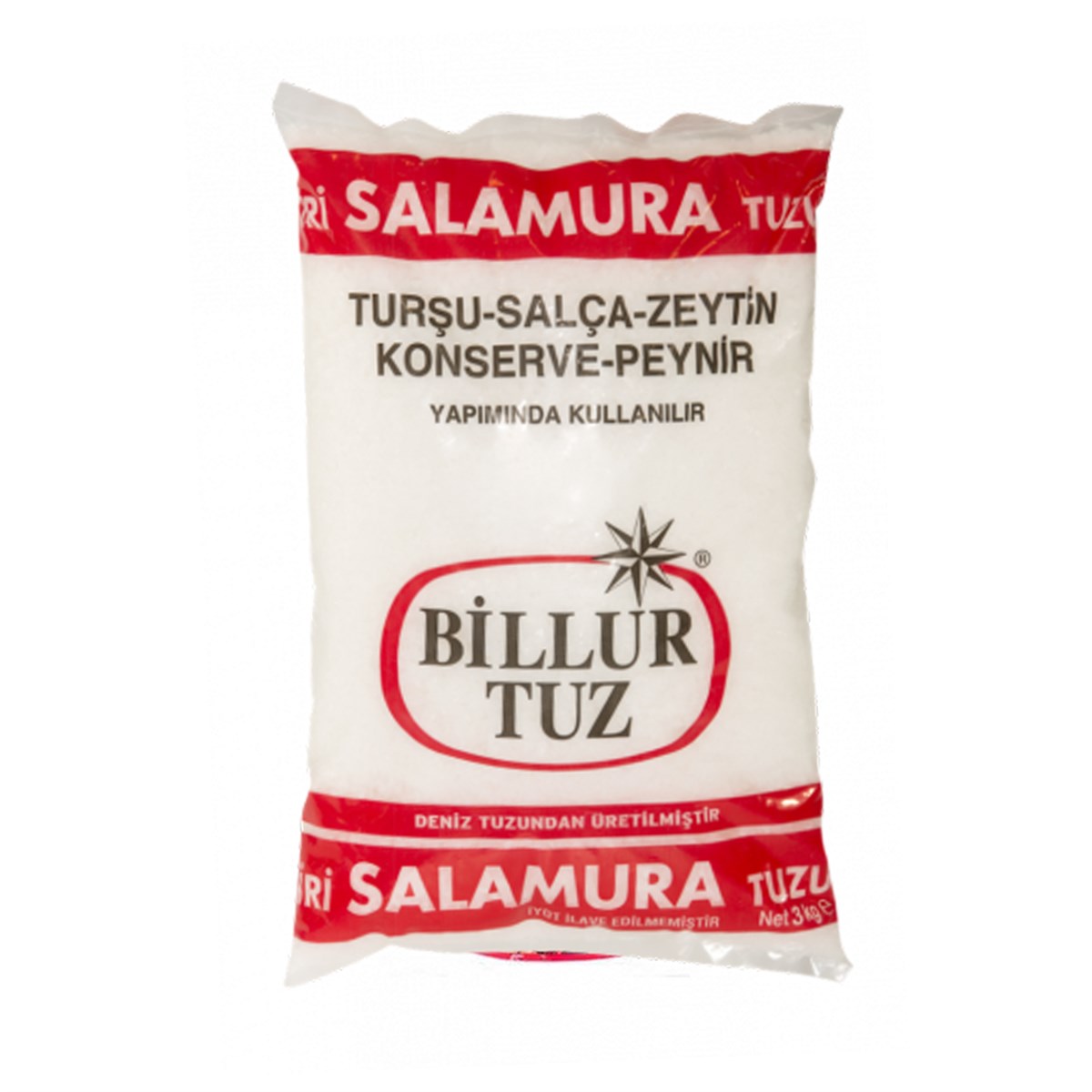 Billur Salamura Tuz 3 kg
