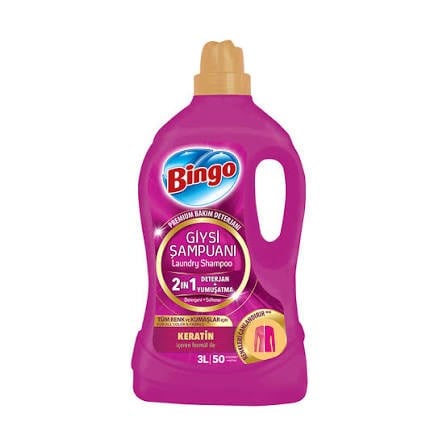 Bingo Sıvı Çamaşır Deter.Giys Şamp.Tüm Renkler 3lt5521152