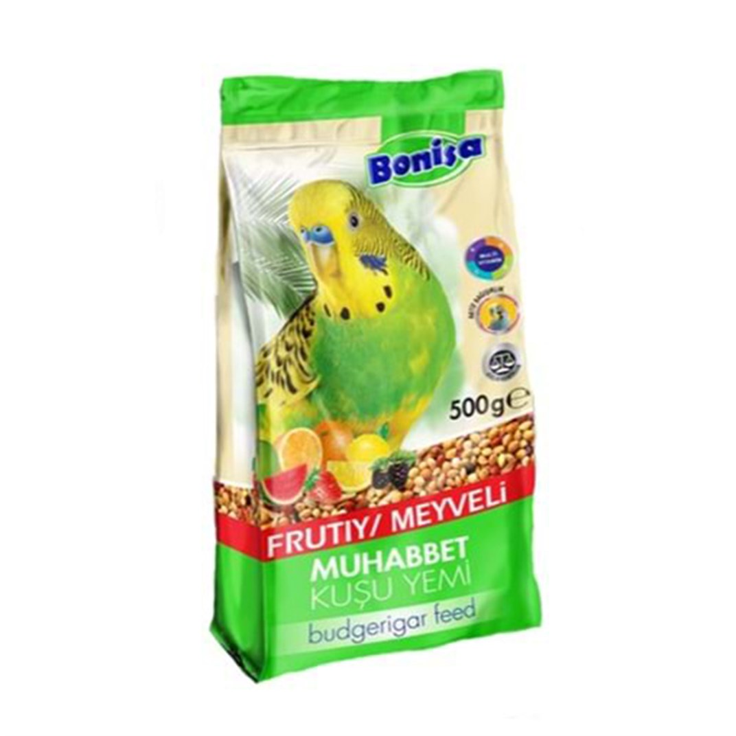 Bonisa Muhabbet Kuşu Yemi Meyveli Fırity 500 GrKuş Yemi