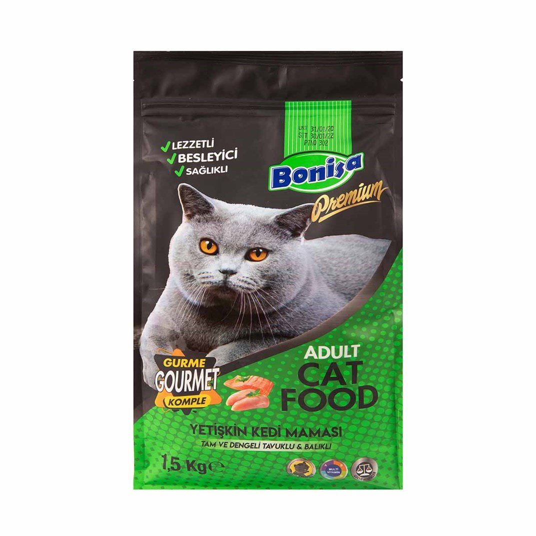 Bonisa Premium Gurme Yetişkin Kedi Maması 1,5 KgKedi Maması