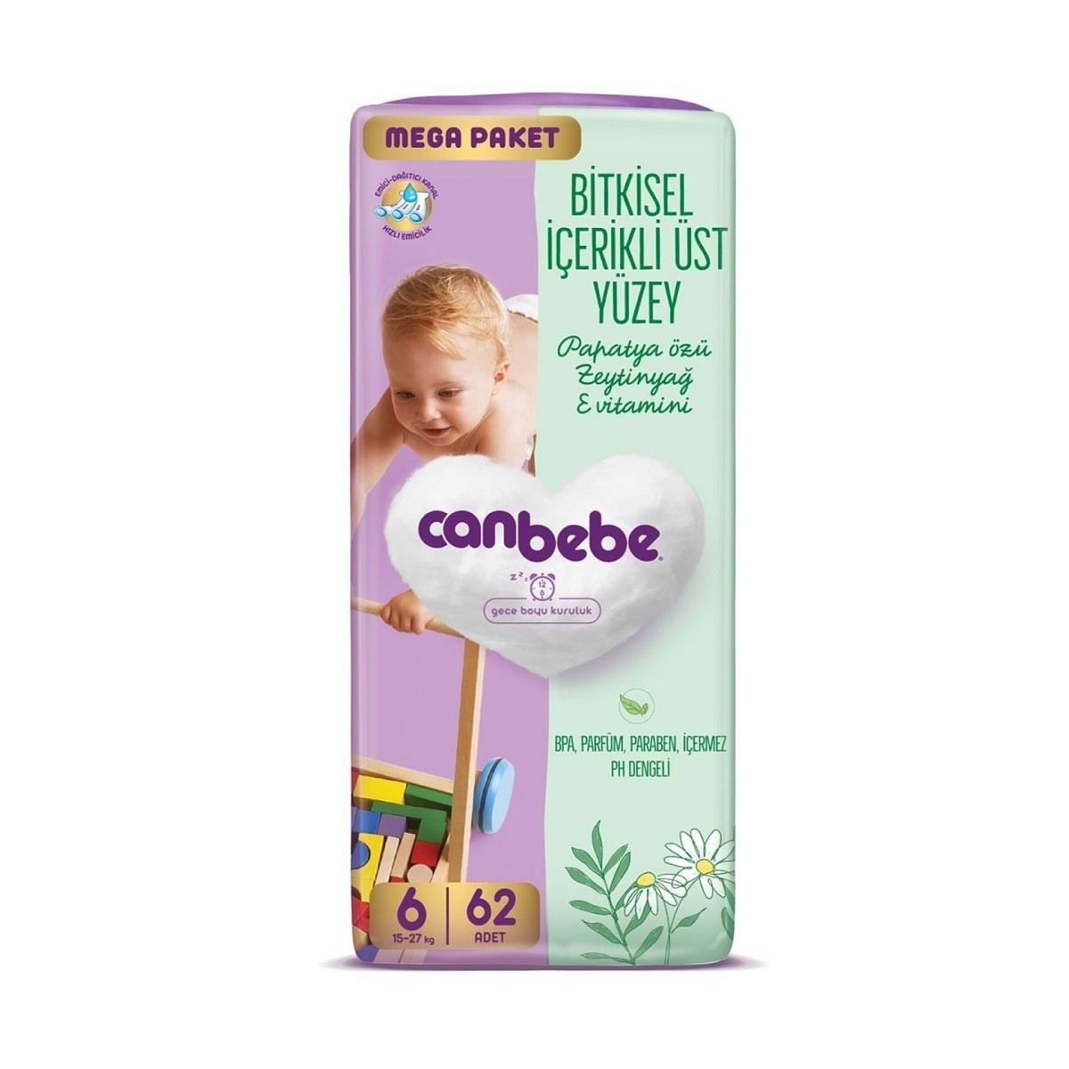 Canbebe Mega Paket No-6 XL 62 li5522744