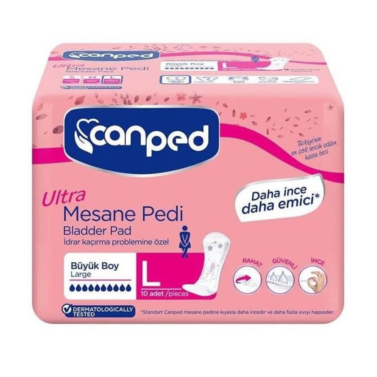 Canped Bayan Mesane Ped Büyük 10lu5523311