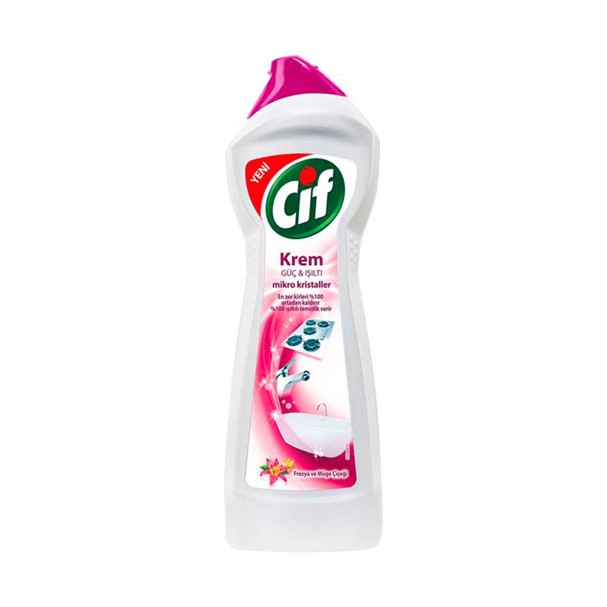 Cif Krem Temizleyici Müge Çiçeği ve Ferezya 750 ml