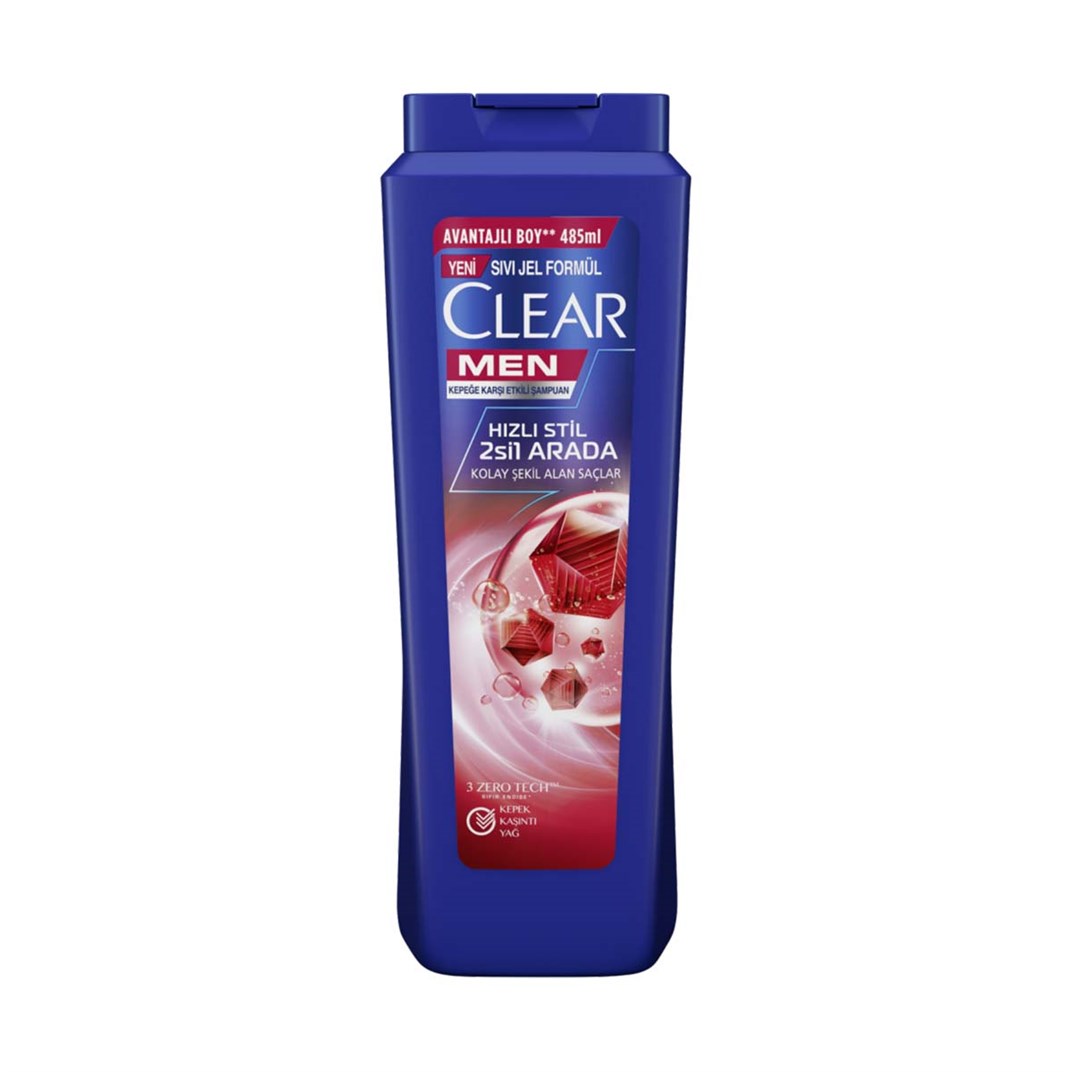 Clear Şampuan Hızlı Stil Erkek 485 ml5522836