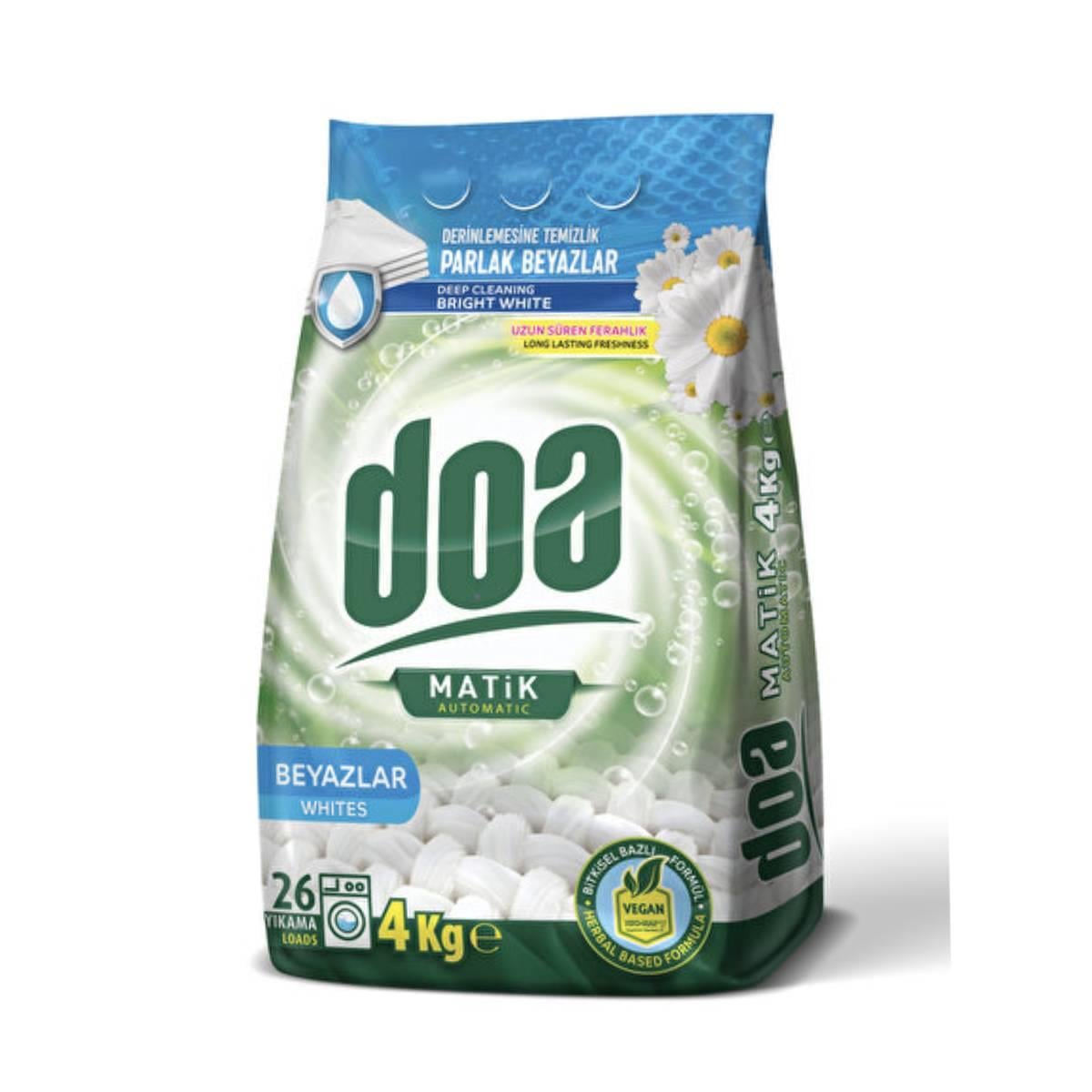 Doa Matik Çamaşır Deterjanı 4kg Beyazlar5598974