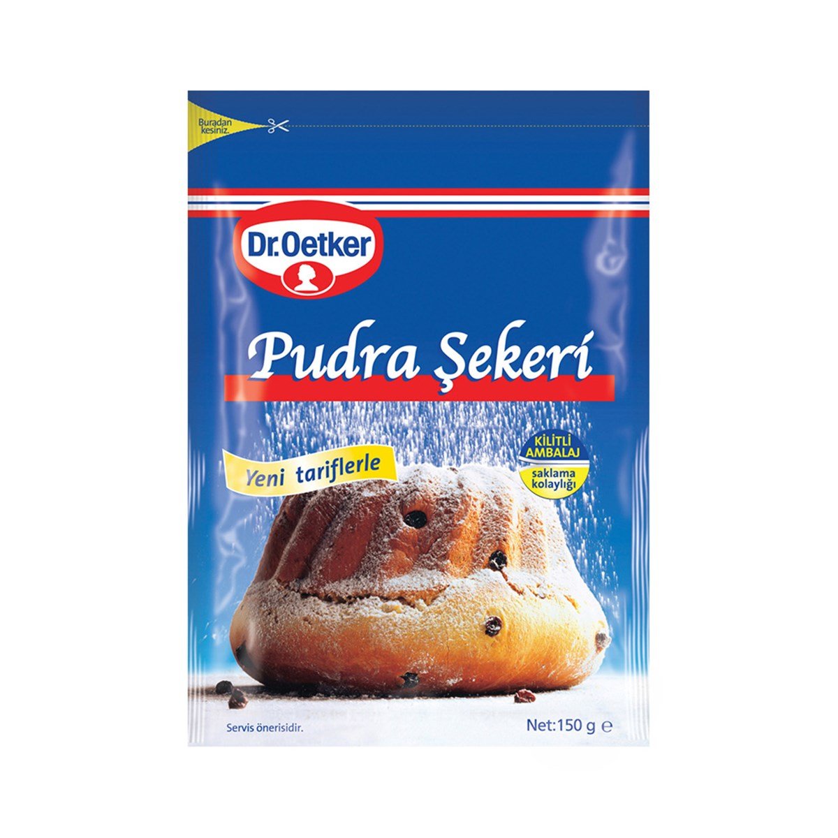 Dr.Oetker Pudra Şekeri Kilitli 150 gr