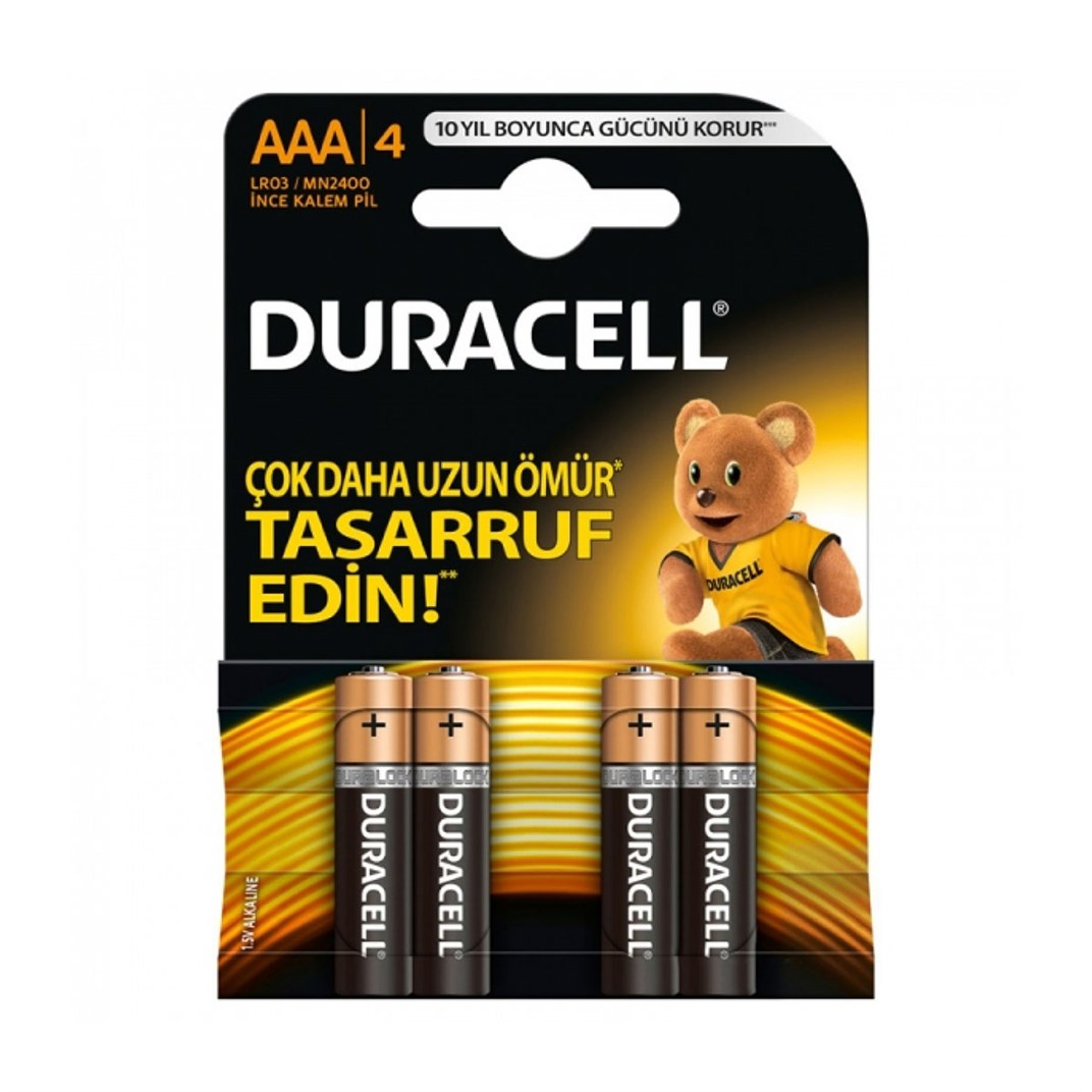 Duracell İnce Pil 4 lüKategorisiz