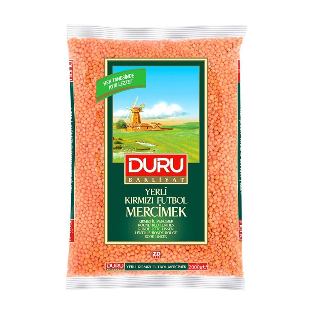 Duru Bakliyat Kırmızı Futbol Mercimek 2 kg5510167