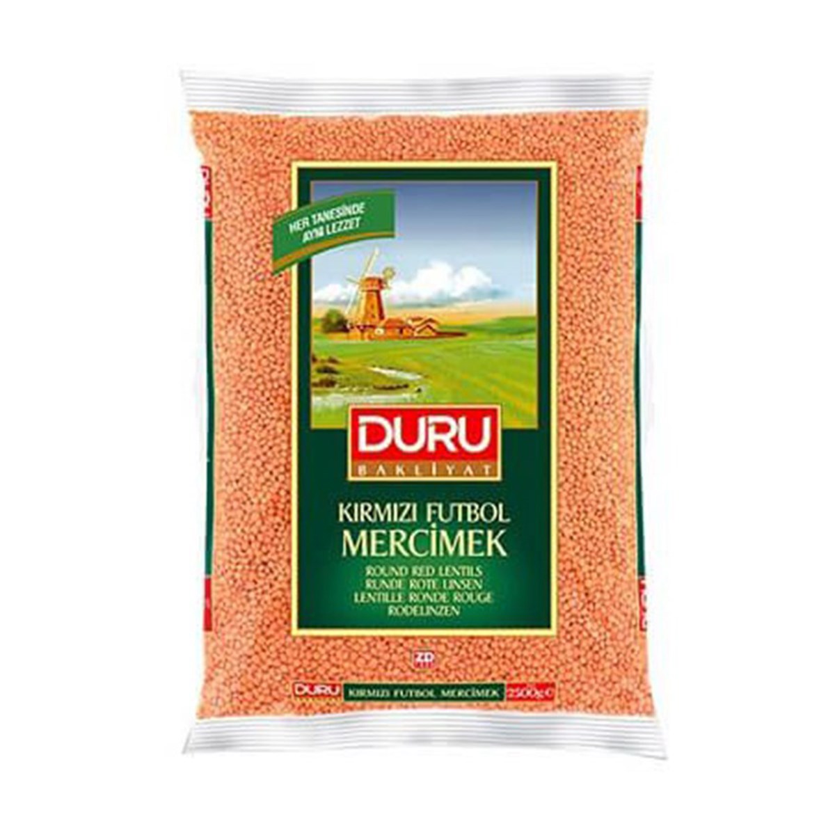 Duru Bakliyat Kırmızı Futbol Mercimek 2,5 kgBakliyat, Bulgur, Pirinç