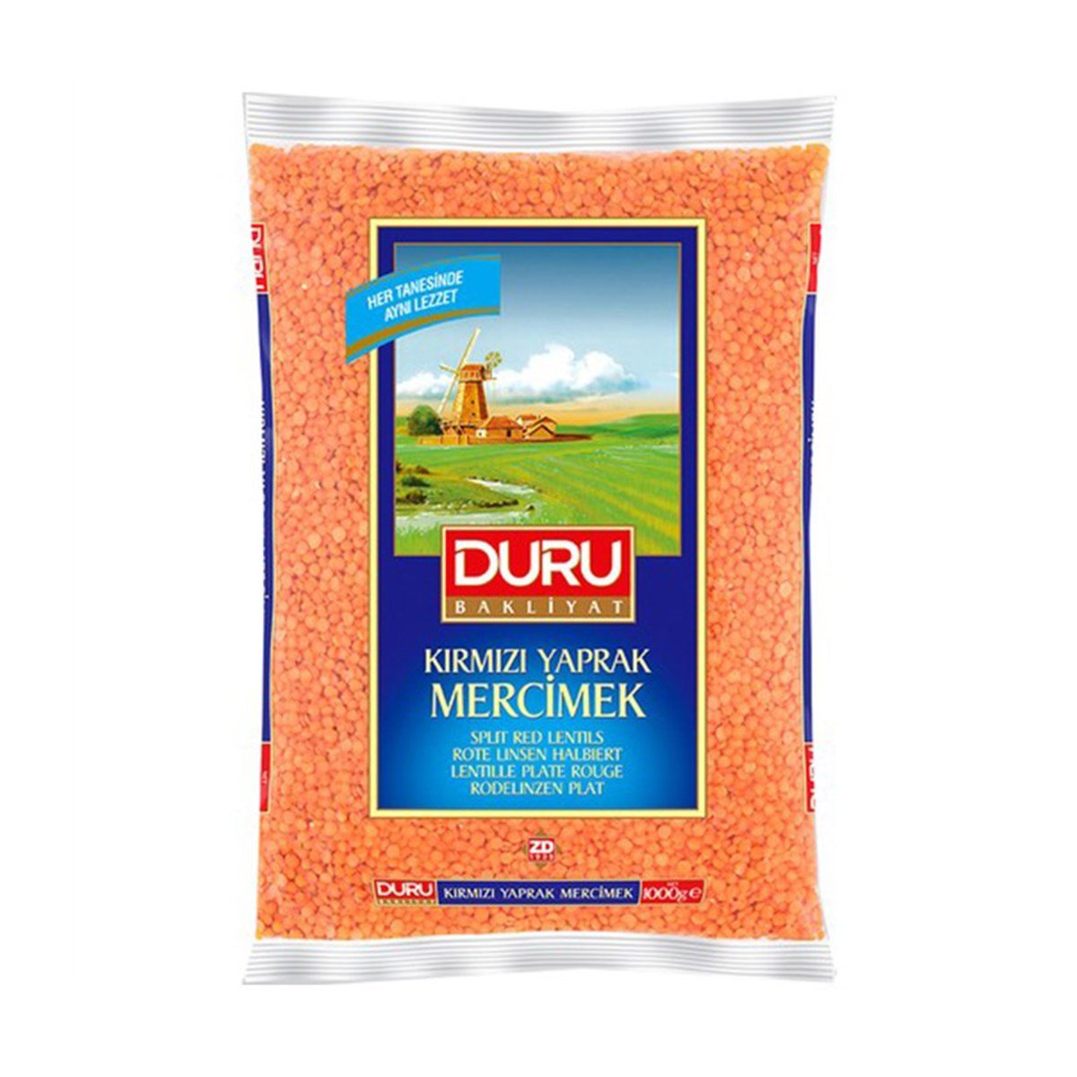 Duru Bakliyat Kırmızı Yaprak Mercimek 1 kgBakliyat, Bulgur, Pirinç